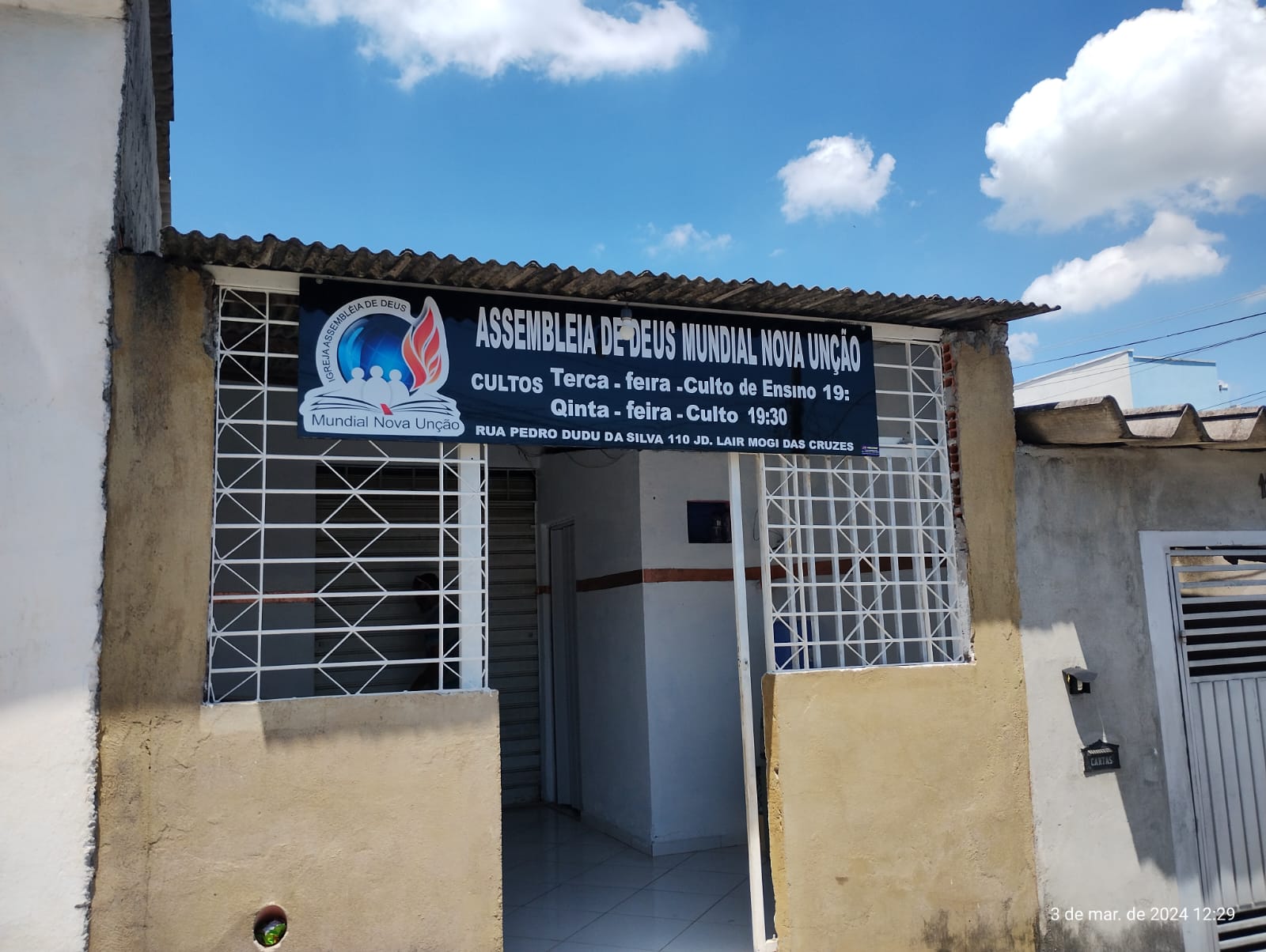 Placa instalada
